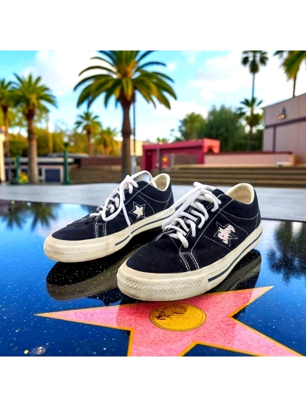 Black M 6 W 7.5 Converse X You Golf Wang Star Low-Top Sneakers Tyler The Creator